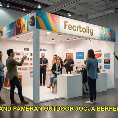 desain stand pameran outdoor jogja berpengalaman